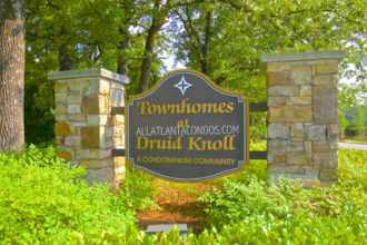 Druid Knoll Brookhaven Atlanta townhomes Condos For Sale in Atlanta 30319