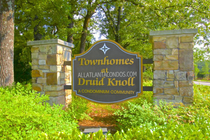 Druid Knoll Brookhaven Atlanta townhomes Condos For Sale in Atlanta 30319