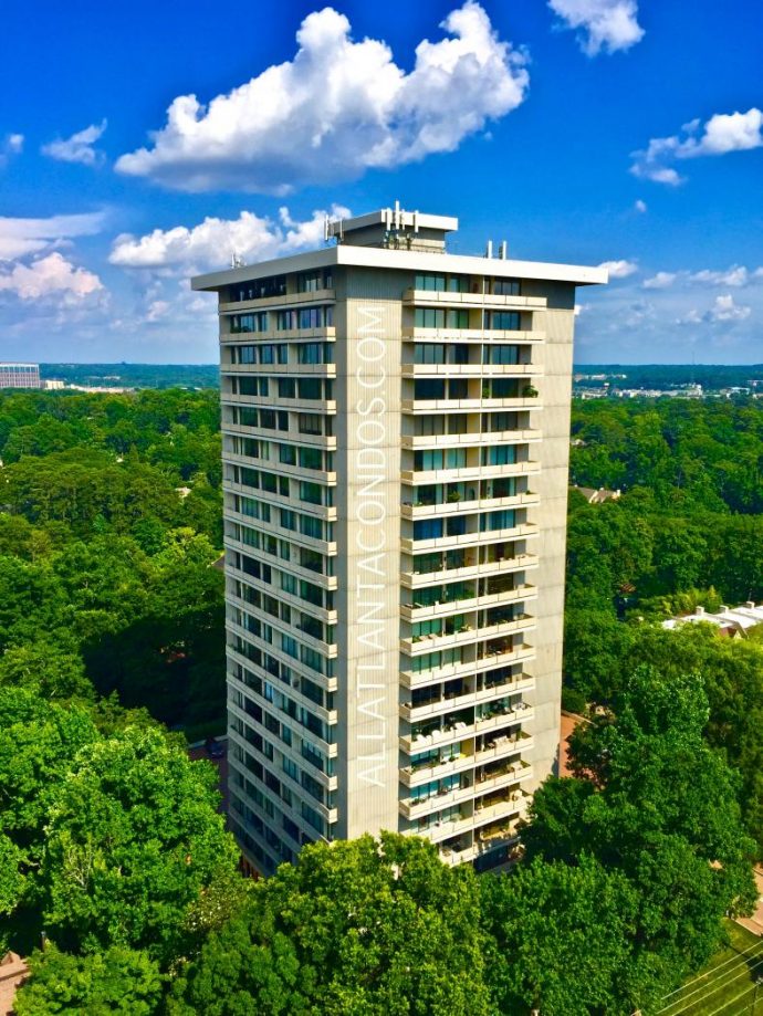 Plaza Towers Highrise Buckhead Atlanta Condos For Sale 30305