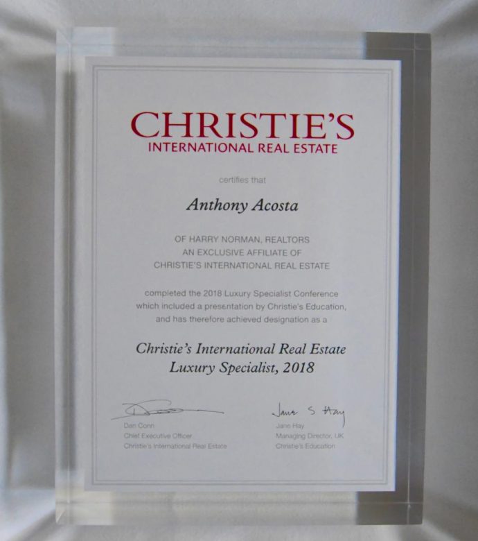 Christie's International Real Estate Luxury Specialist