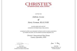 Anthony Acosta - Christie's International Real Estate