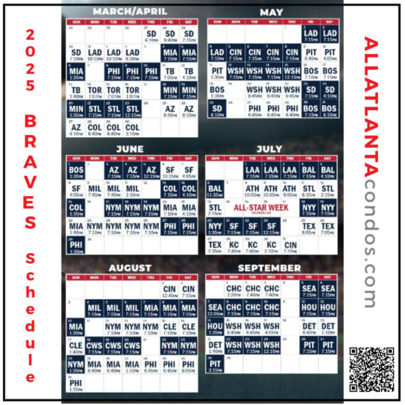 2025 Atlanta Braves Schedule