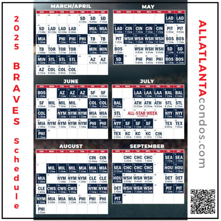 2025 Atlanta Braves Schedule